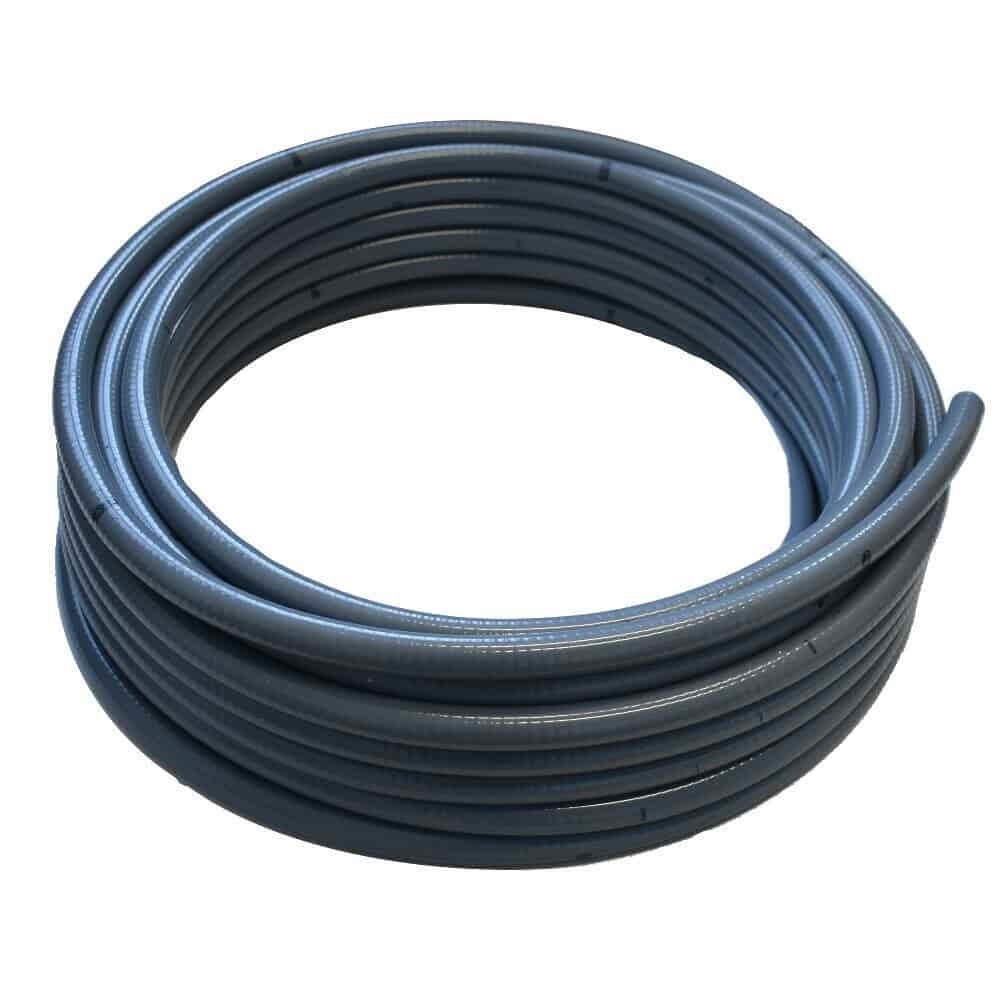 Píobán Solúbtha PVC Greamaitheach 50mm, 25m