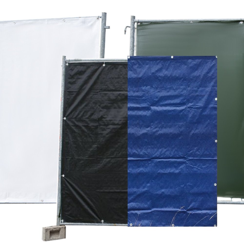 Scáileán Fál Tógála, 160g/m², 1.76m x 3.41m, Cosaint Gaoithe & Príobháideachta