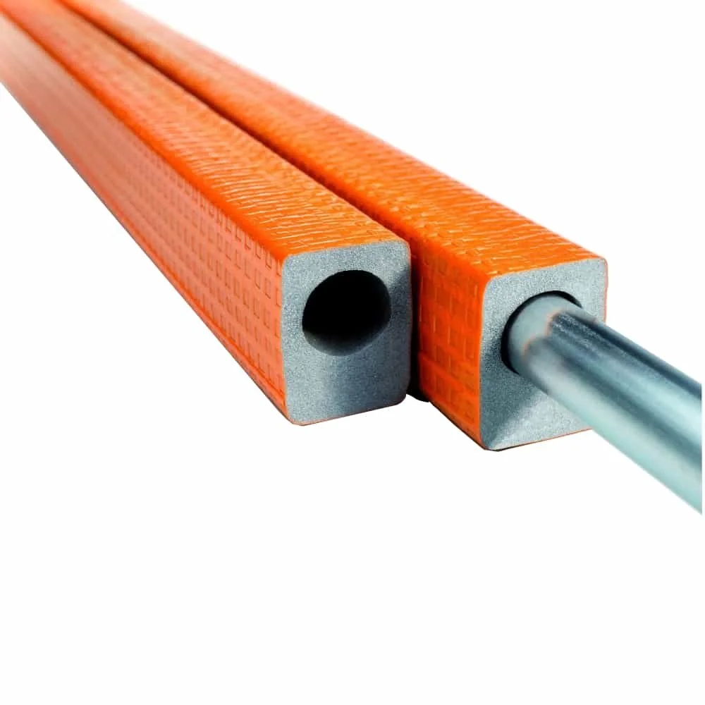 Insliú Píopaí Téimh 2m, 9mm, Oráiste, Polaitiléin