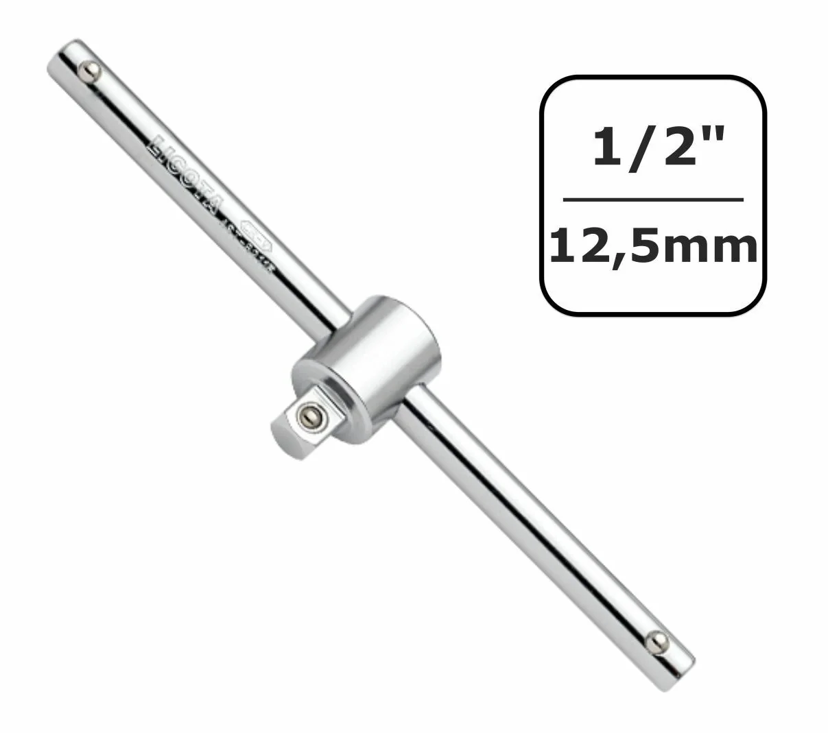 Gleitgriff 1/2 Zoll, Werkstattwerkzeug, Kugelarretierung