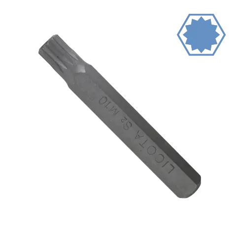 Giotán Spline M5, Heicsidheachúlach 10mm, Cruach S2, 75mm