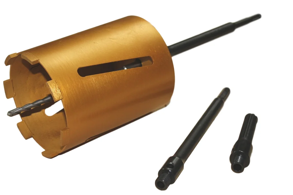 Druil Croí Diamant, SDS Plus, 102mm le haghaidh Ballasta