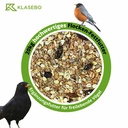 Bia éan fiáin 20kg, Flakes le haghaidh éan, Síolta lus na gréine, Rosíní, Bia geir d'éin
