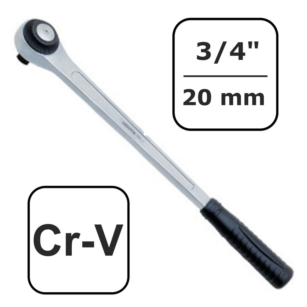 Ratchet 3/4 orlach, 72 Fiacla, Uirlis Láimhe Tromshaothair