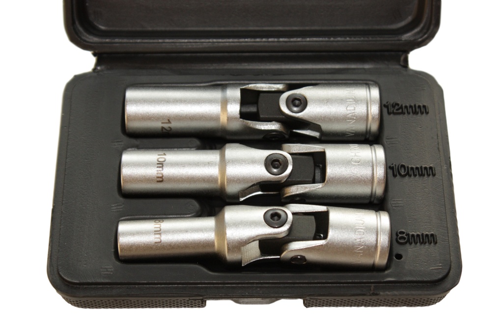 Eochair Spréachphlocóide Uillinne 3/8, 8mm 10mm 12mm le Bosca