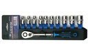 Sraith Soicéad Torx 3/8" E6-E20 le Ratchet