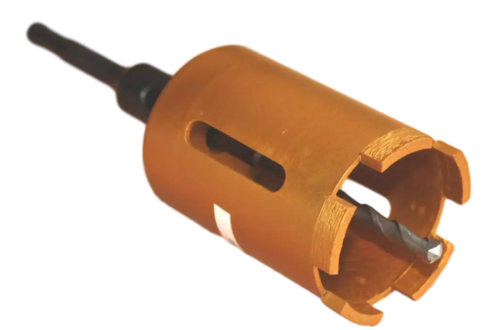 Croí-Bhus Druileála Diamant 63mm SDS Plus le haghaidh Ballaí