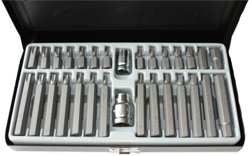 Sraith Giotán Torx/Heicsidheachúlach S2 Cruach 3/8"