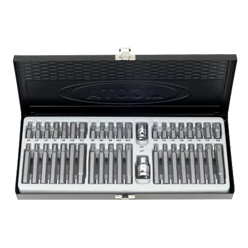 Sraith Giotán Cruach S2, Torx, HEX, Spline, 3/8 orlach