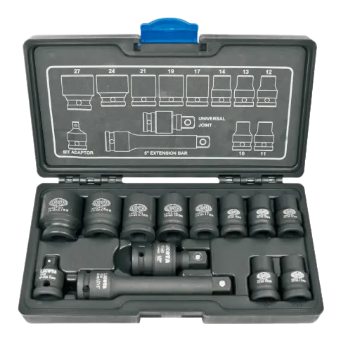 Sraith Soicéad Tionchair 1/2 Orlach, Cnónna Tionchair Cr-Mo, 13 Píosa