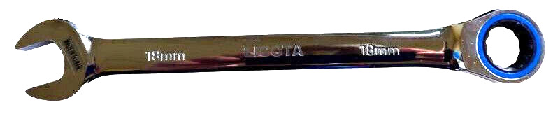 Spanner Ráca 18mm, Uirlisí Gairmiúla, 72 Fiacla