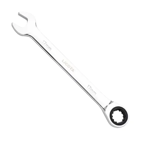 Spanner Ratchet 19mm, Cróim Vanadiam, 72 Fiacla