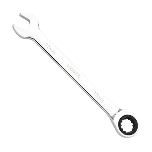 Spanner Ratchet 19mm, Cróim Vanadiam, 72 Fiacla