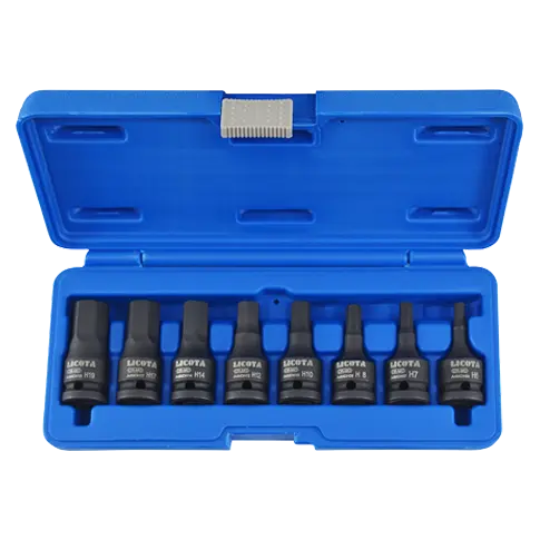 Sraith Soicéad Tionchair Heicsidheachúlach Cr-Mo, 8 bpíosa, 6-19mm