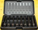 Sraith Cnó Tionchair, Spline M4-M16, 8 bpíosa, Cr-Mo