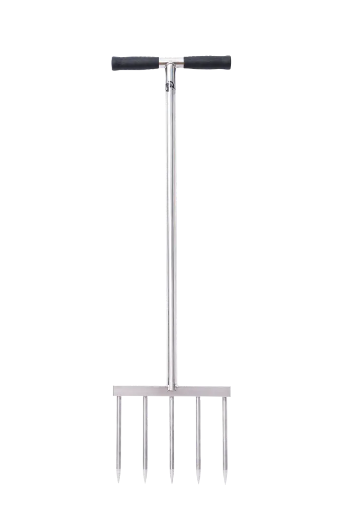 Crúca Féir Cruach le Spúnóga Iomlána - Uirlis Garraíodóireachta