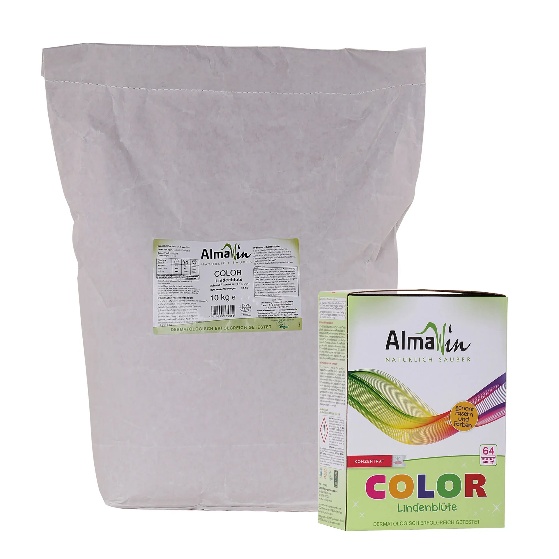 Glantach dathanna, níochán dathanna, púdar níocháin, lindenblüte