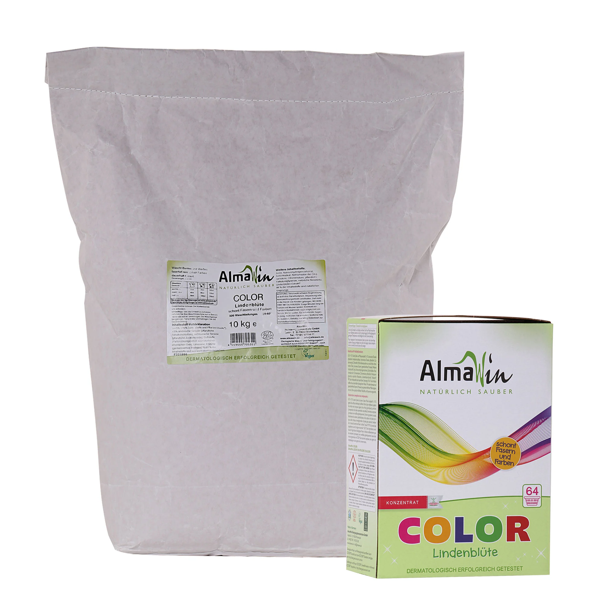 Glantach dathanna, níochán dathanna, púdar níocháin, lindenblüte