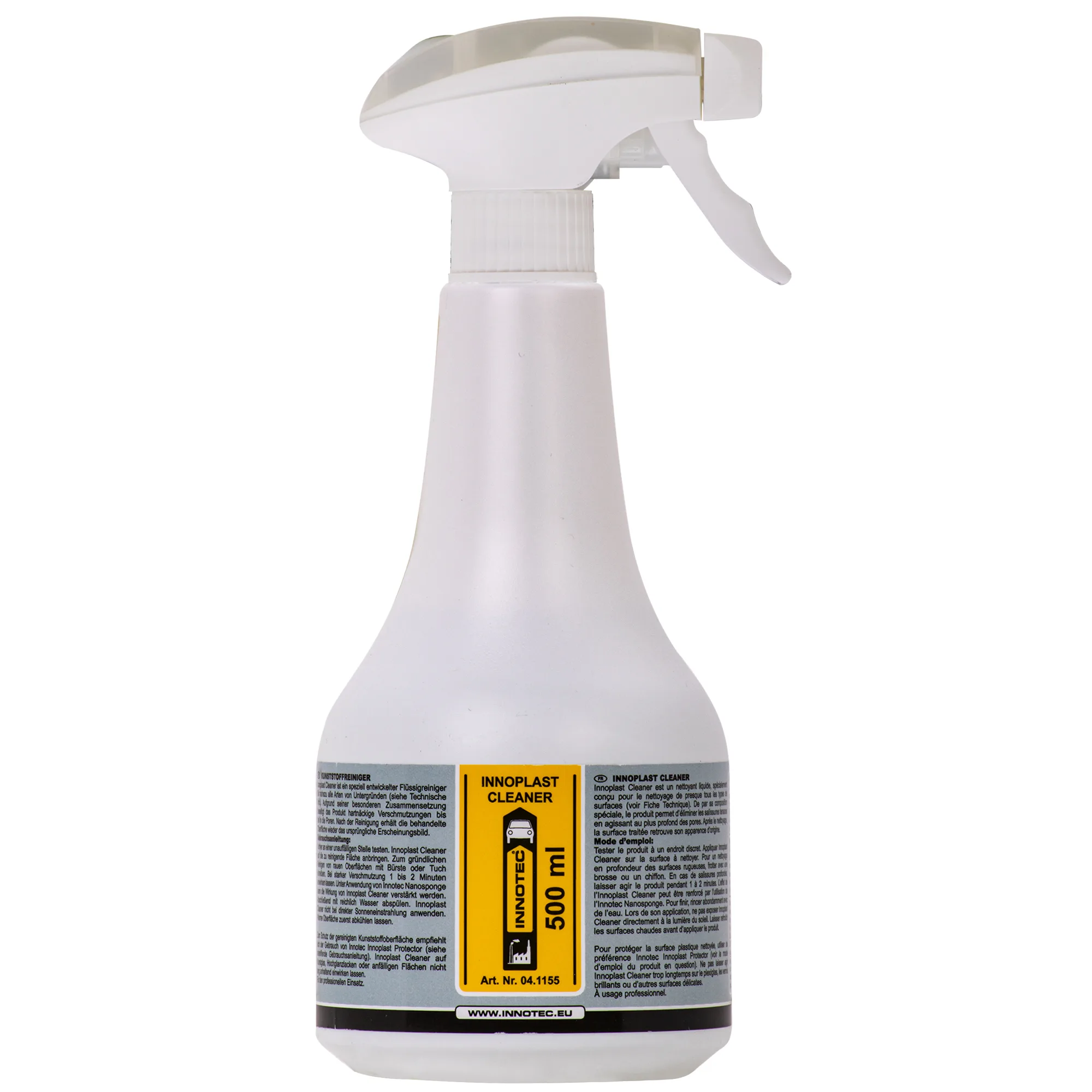 Glanadh Plaisteach 500ml, Glanadh Innoplast, Glanadh Plaisteach Feithicle