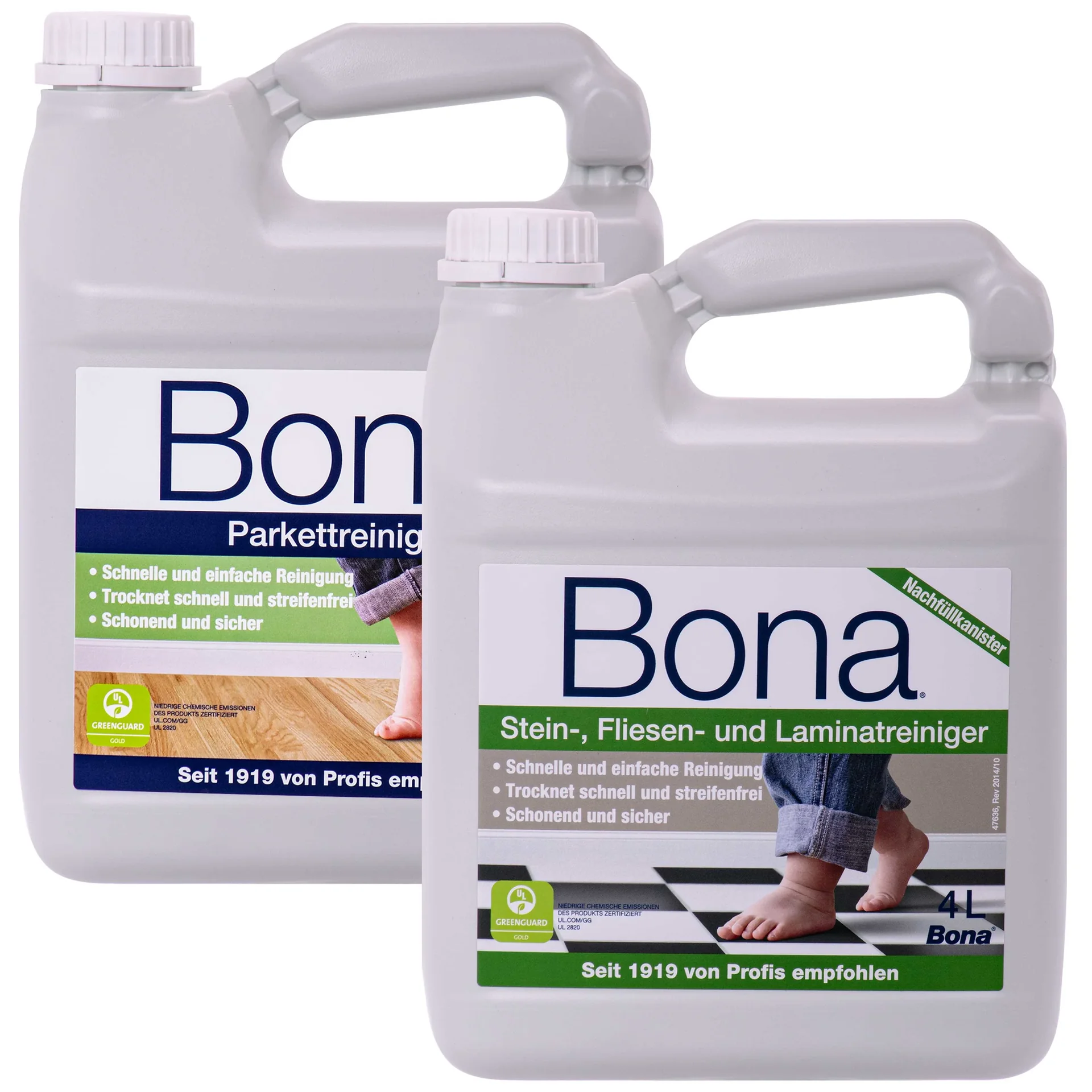 Glanadh Bona 4 Lítear, Athlíonadh, Glantóir Urláir, 4 Lítear Nachfüllkanister