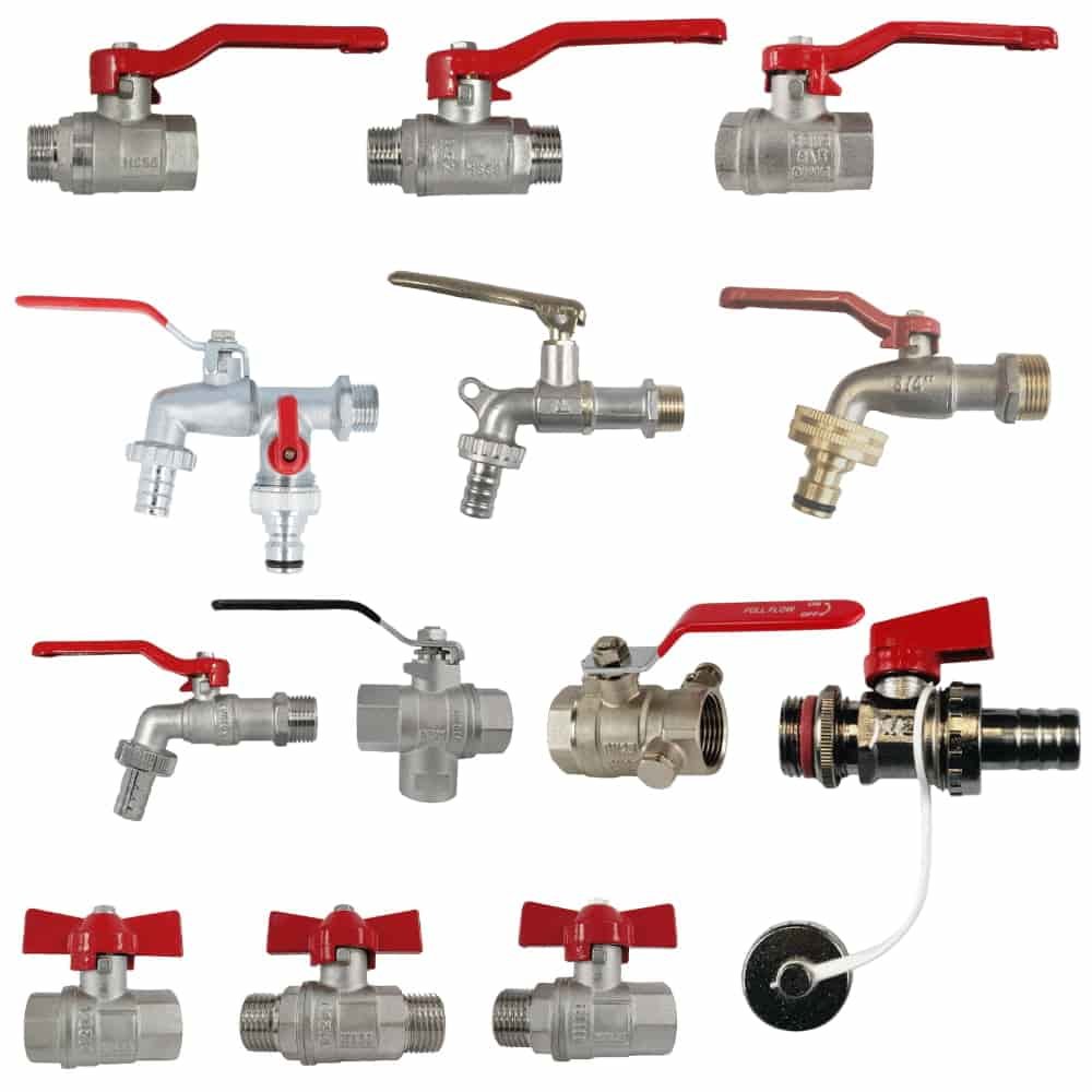 Messing Kugelhahn, Auslaufventile & Absperrhähne