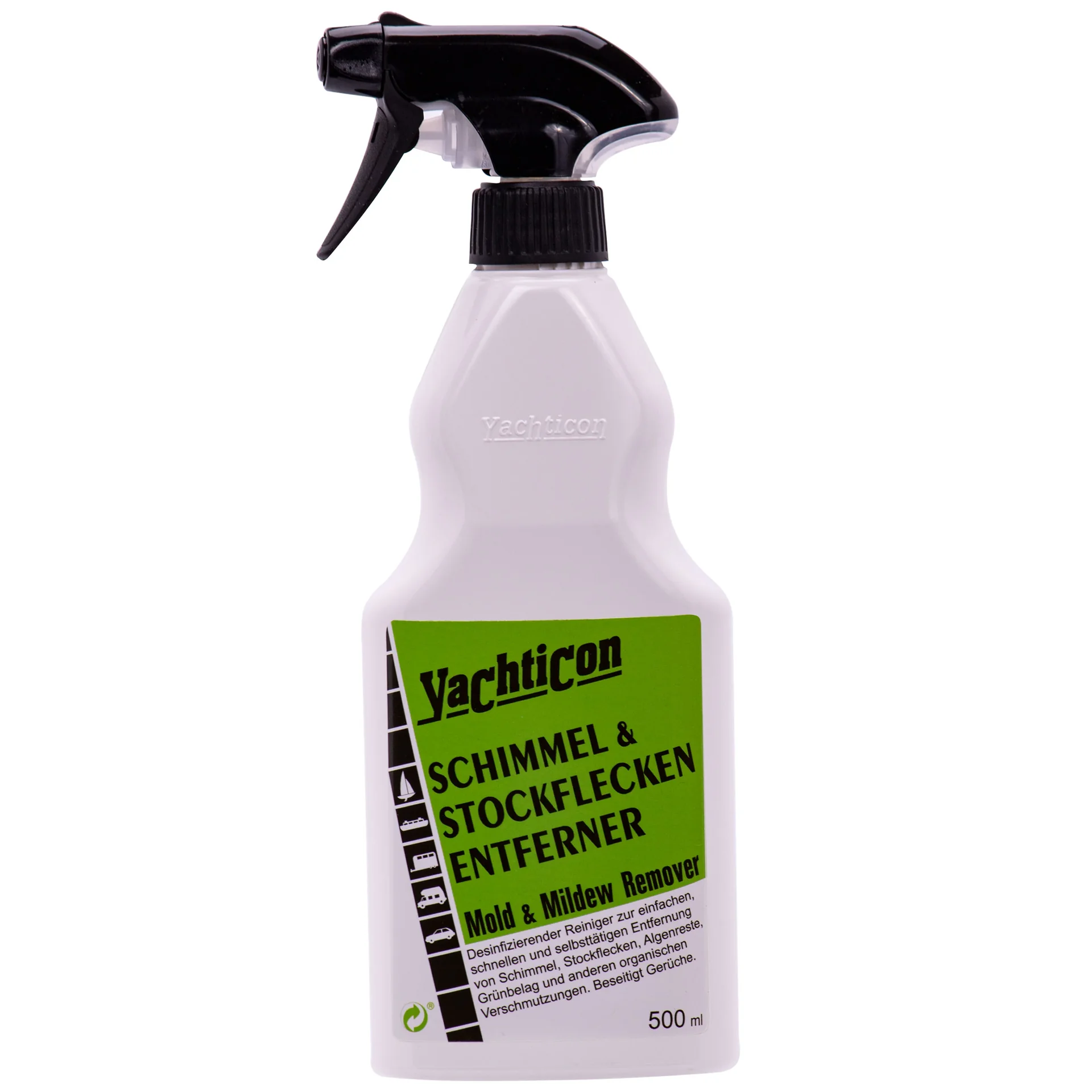 Glanadh Mould, Glanadh Múnla, Remover Mould, Glanadh Stain, Glanadh Spotaí Dubha, Glanadh Feamainn, Díbholaígh Mould, Glanadh Bád, Glanadh Mara, 500ml