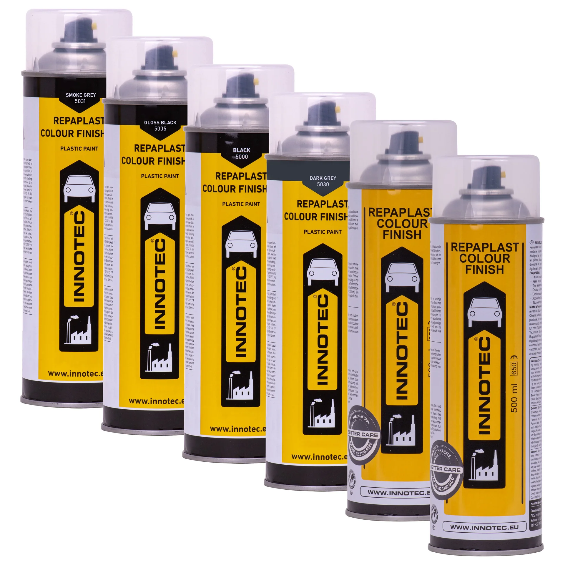 Sprae dathanna, Críochnú dath, Dath spraeála, 500 ml, dathanna éagsúla