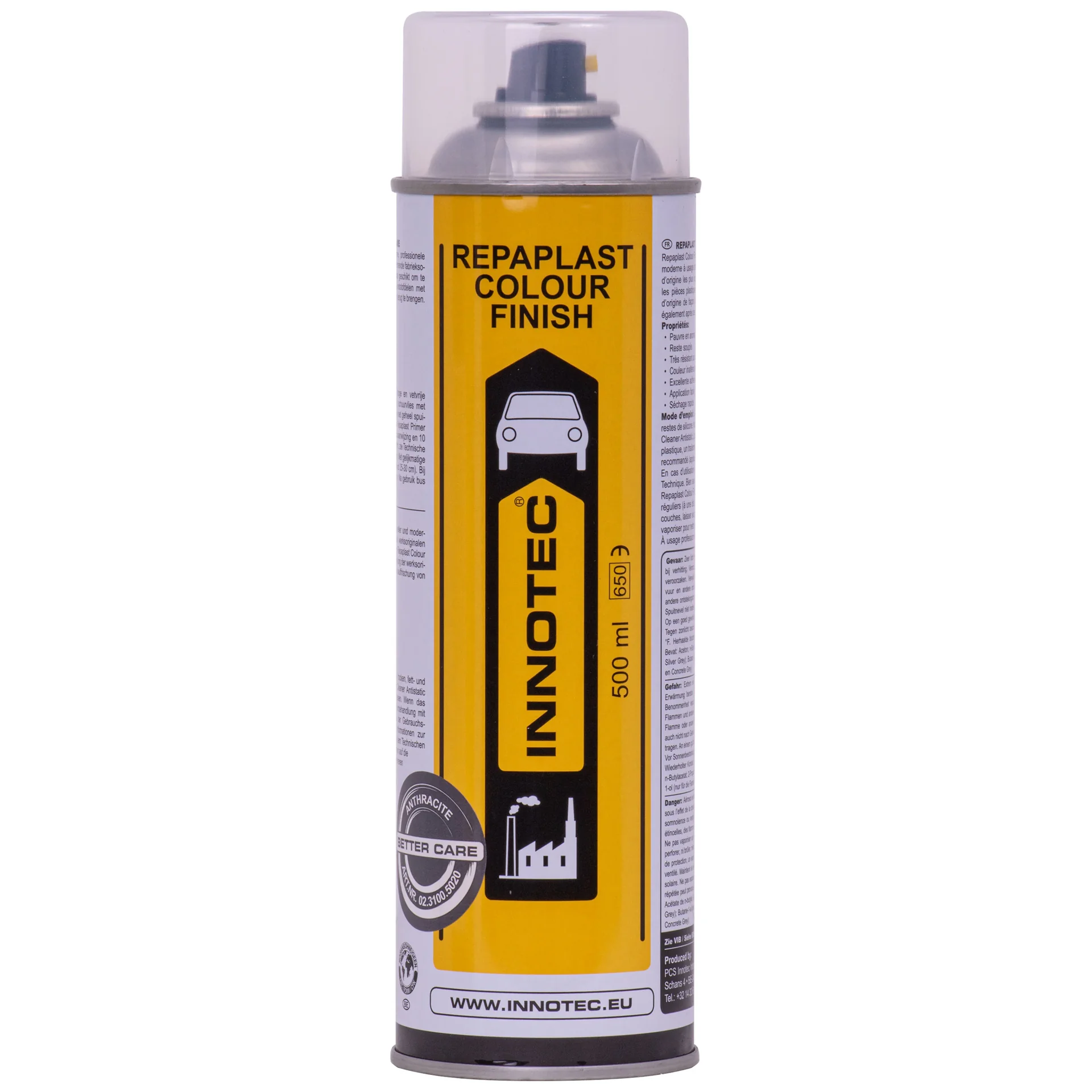 Sprae athphéinteála antraicít, dath sprae antraicít, 500ml, sprae dathú plaisteach