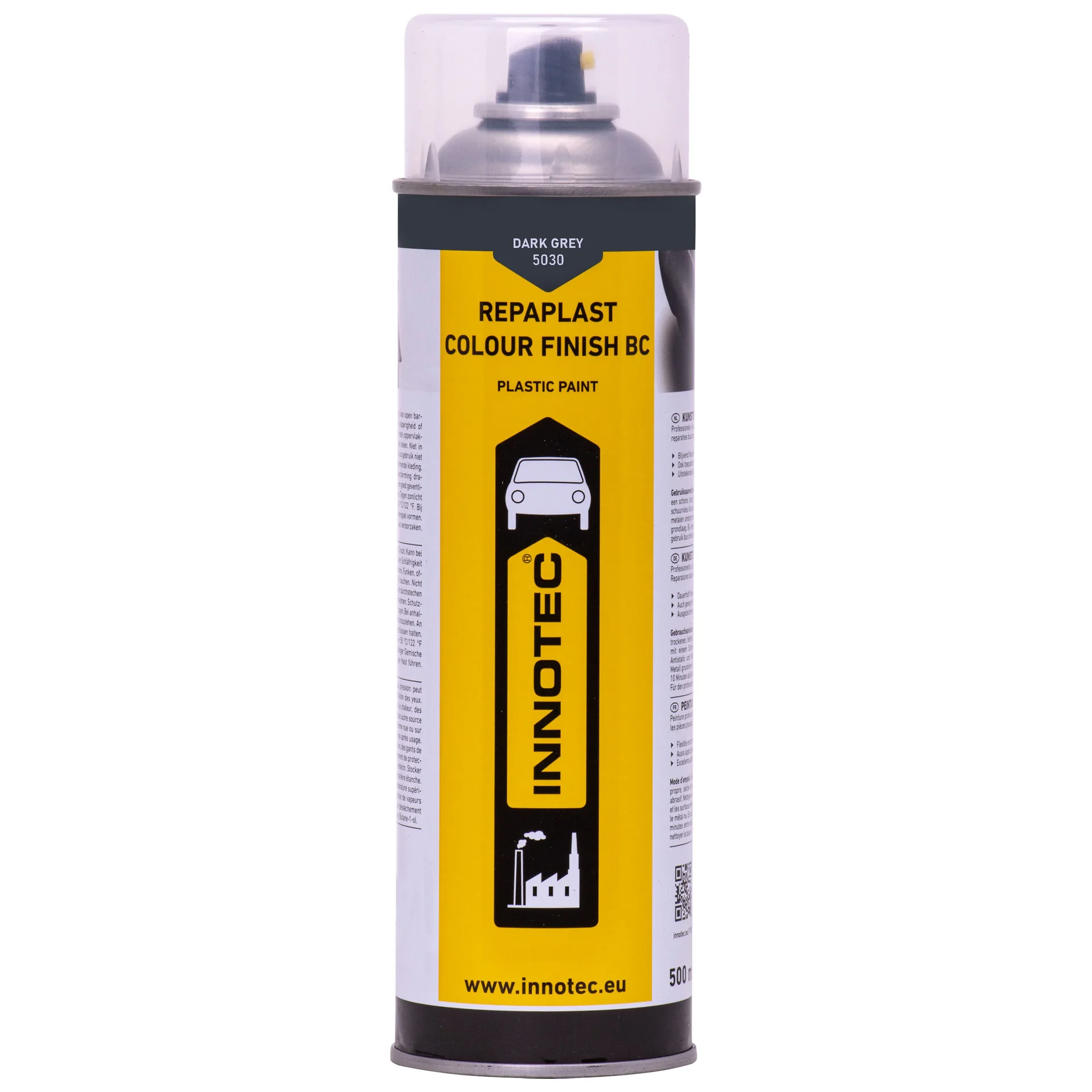 Dathú Repaplast, Críochnú datha, Repaplast 500ml, liath dorcha