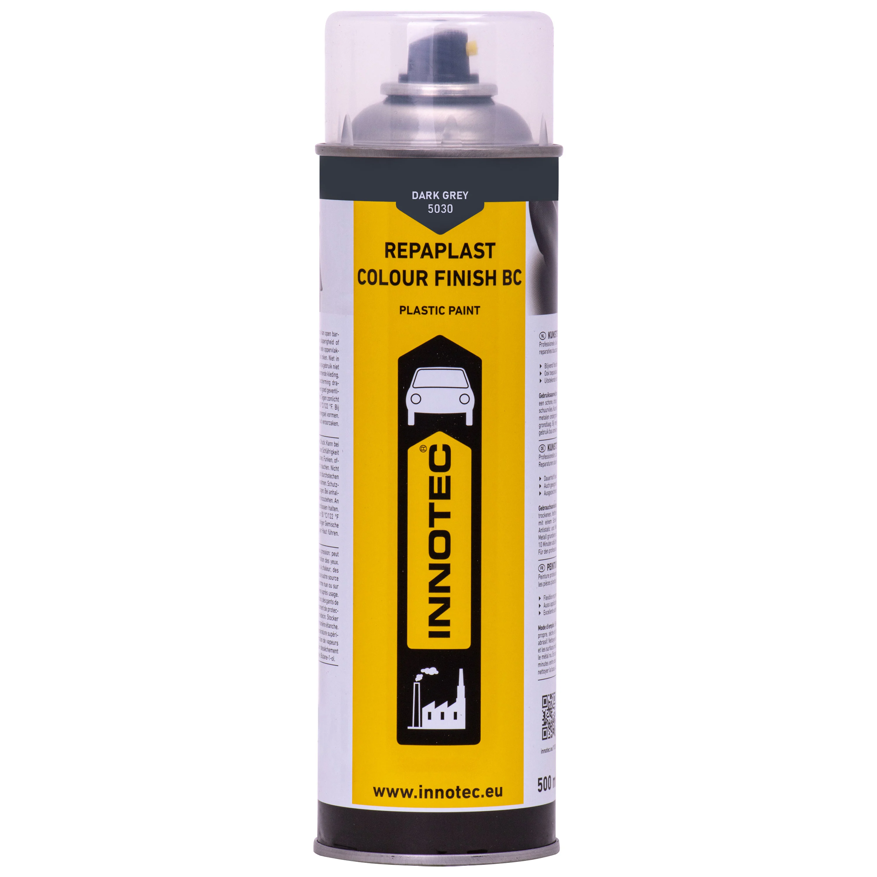 Dathú Repaplast, Críochnú datha, Repaplast 500ml, liath dorcha