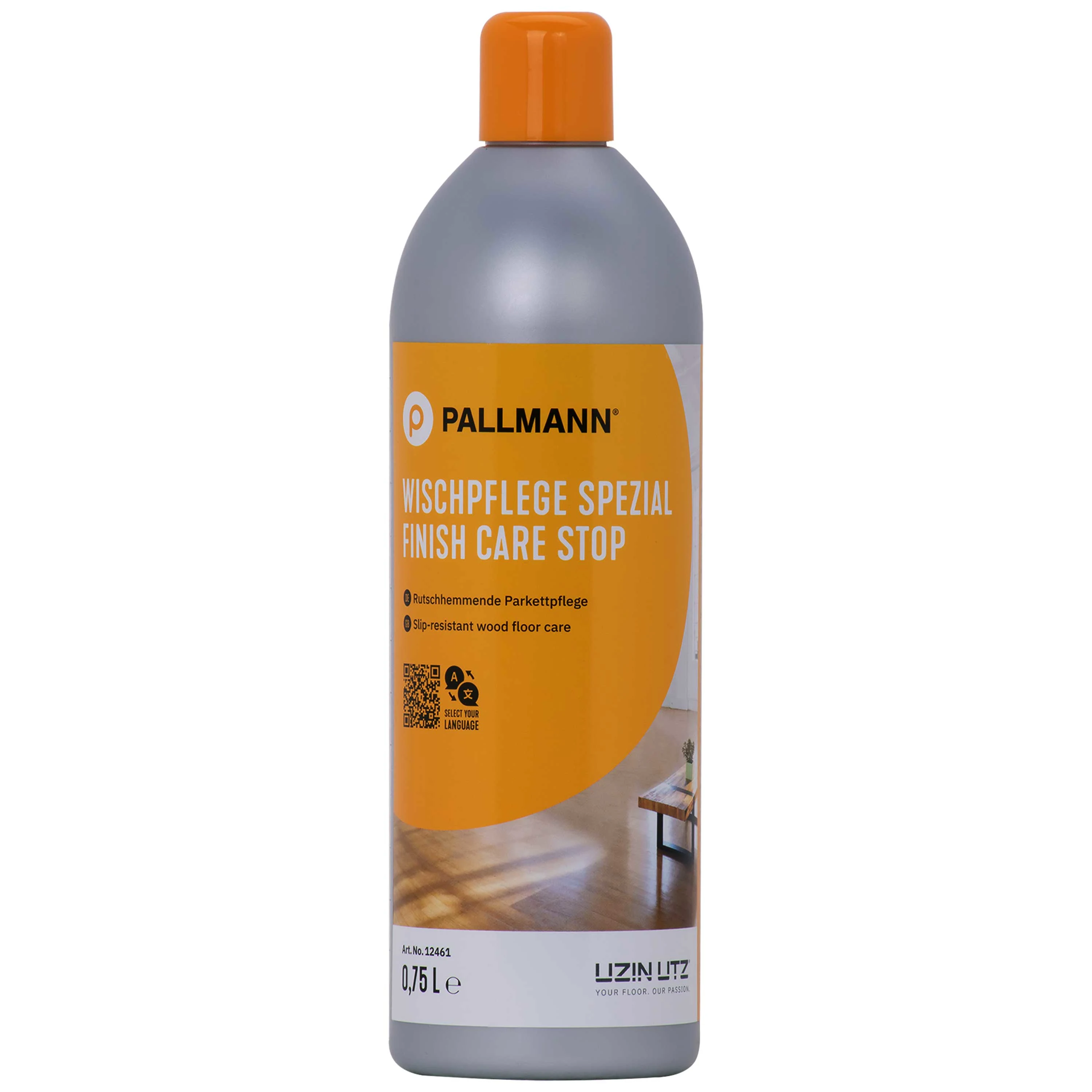 Cúram bailchríoch, Glanadh urláir, 750ml, Cosc sleamhnáin