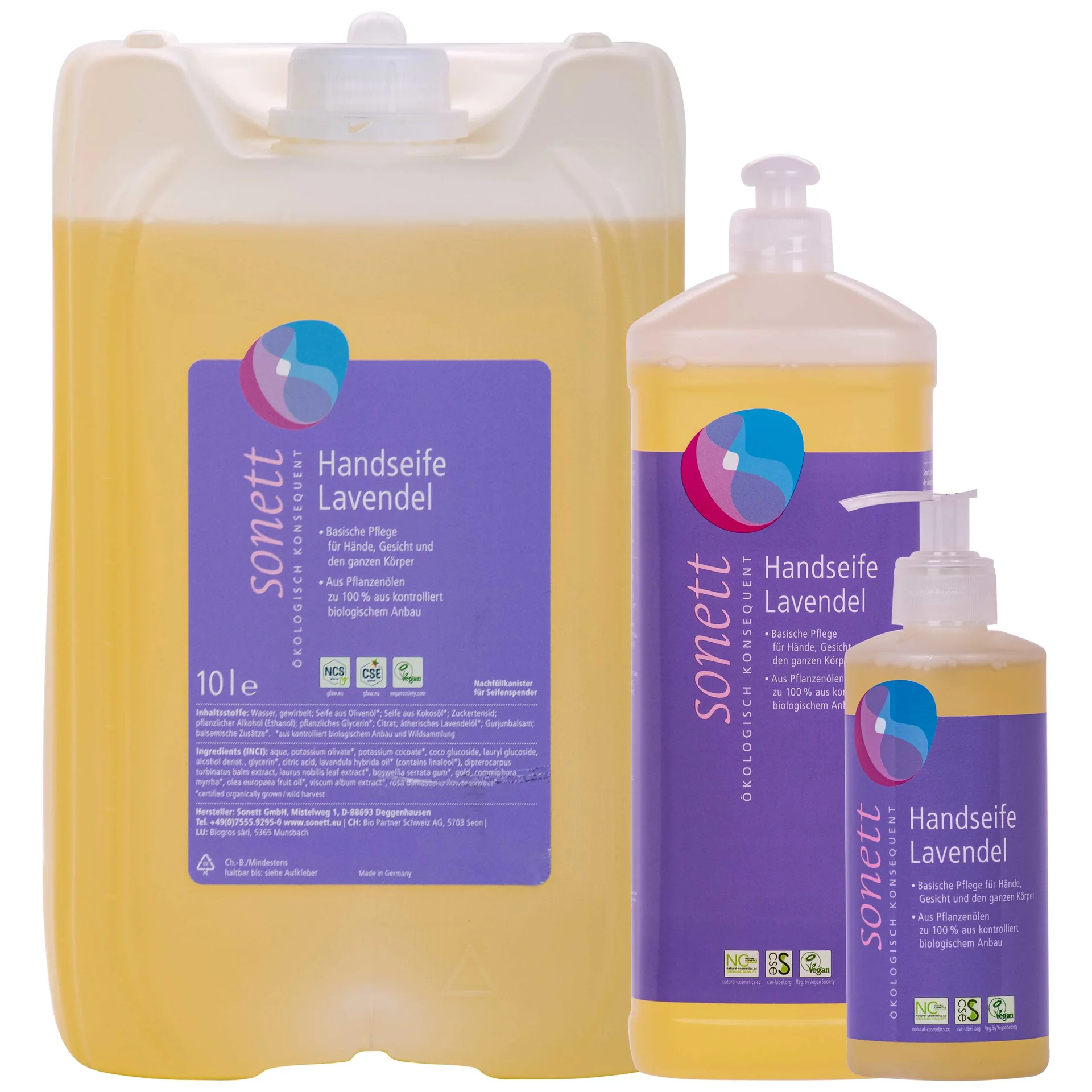 Gallúnach Láimhe Lavendair, Gallúnach Láimhe Orgánach, Gallúnach Nádúrtha