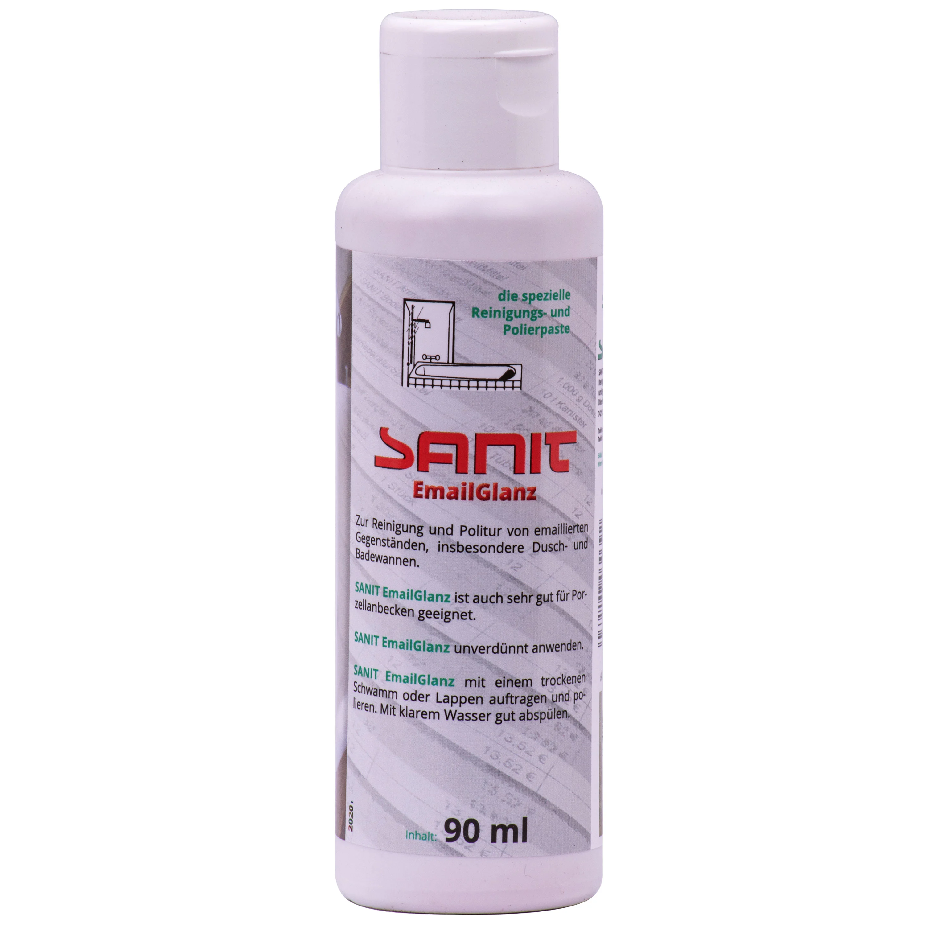 Snas cruan, Glan cruan, Deisiúchán cruan, Cruan bán, 90 ml