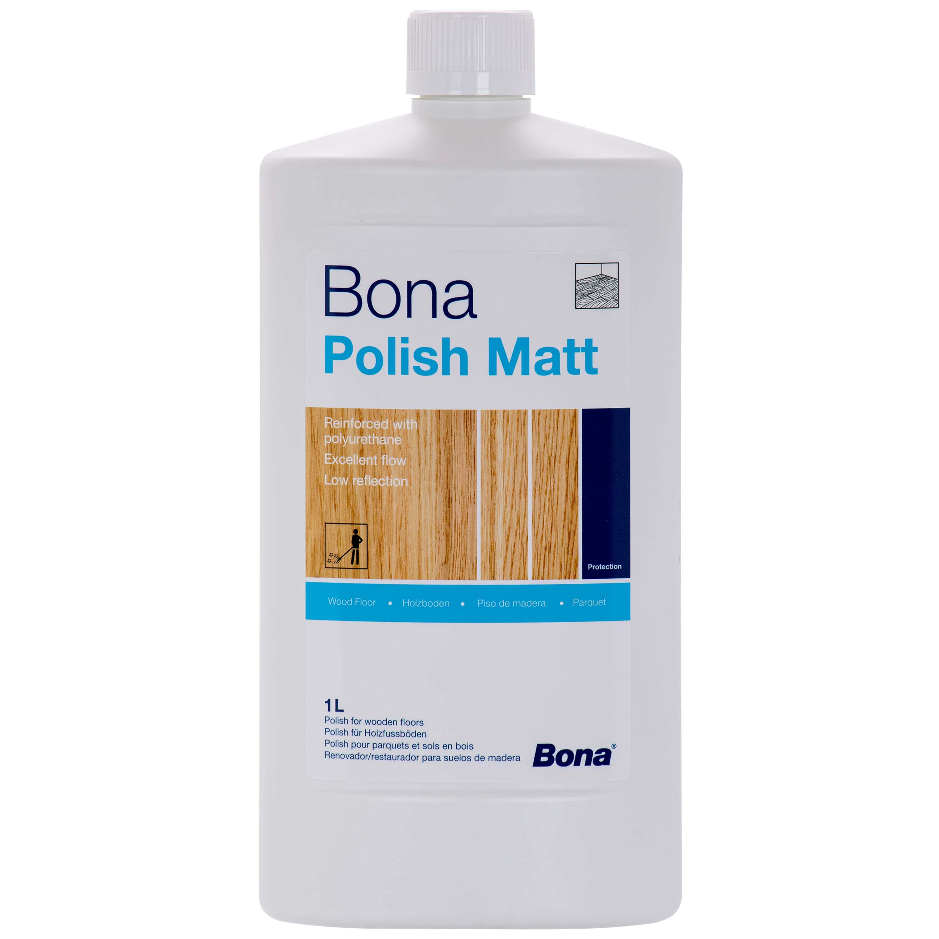 Cúram páirceála Neamhlonrach, Snas urláir adhmaid, Cothabháil páirceála, 1 lítear matt