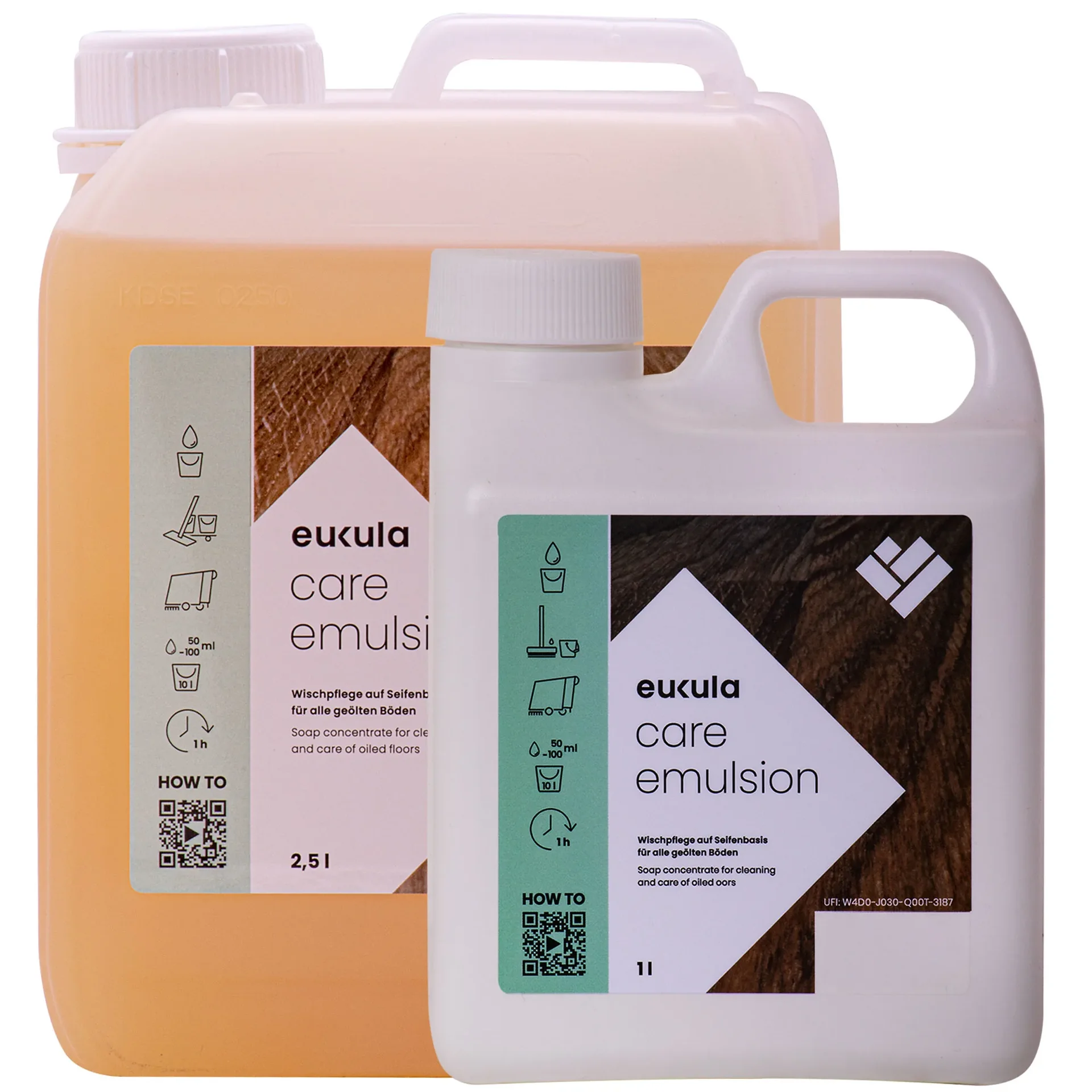 Glanadh urláir adhmaid, Emulsion cúraim urláir, Cúram urláir adhmaid