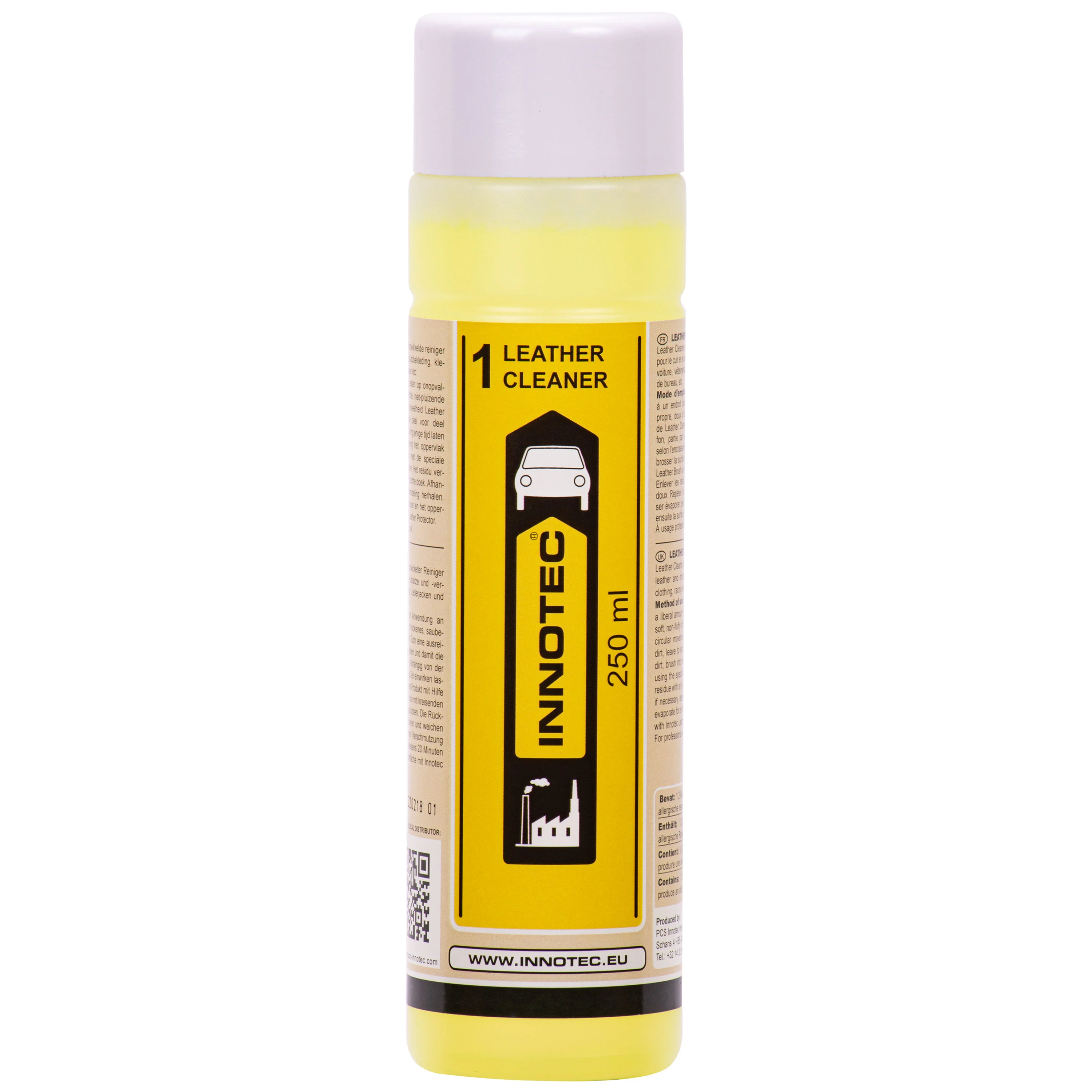 Glanadh leathair, Glantóir Leathar 250 ml, Cúram leathair