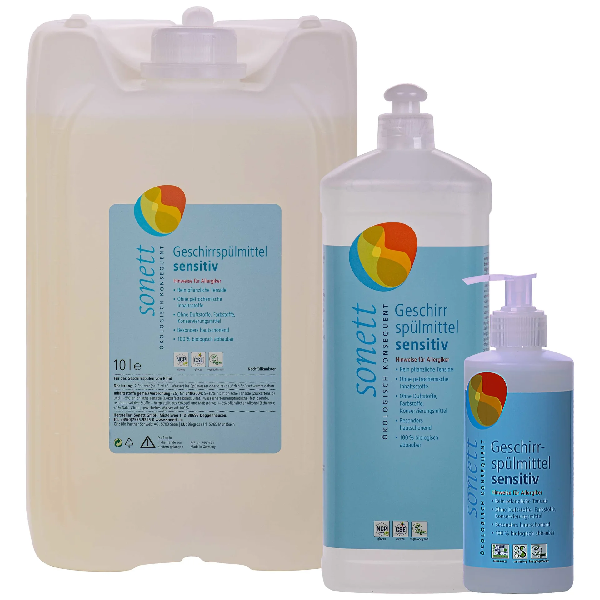 Glanadh mias íogair, Leacht níocháin mias, Gallúnach mias, Níochán mias sensitiv