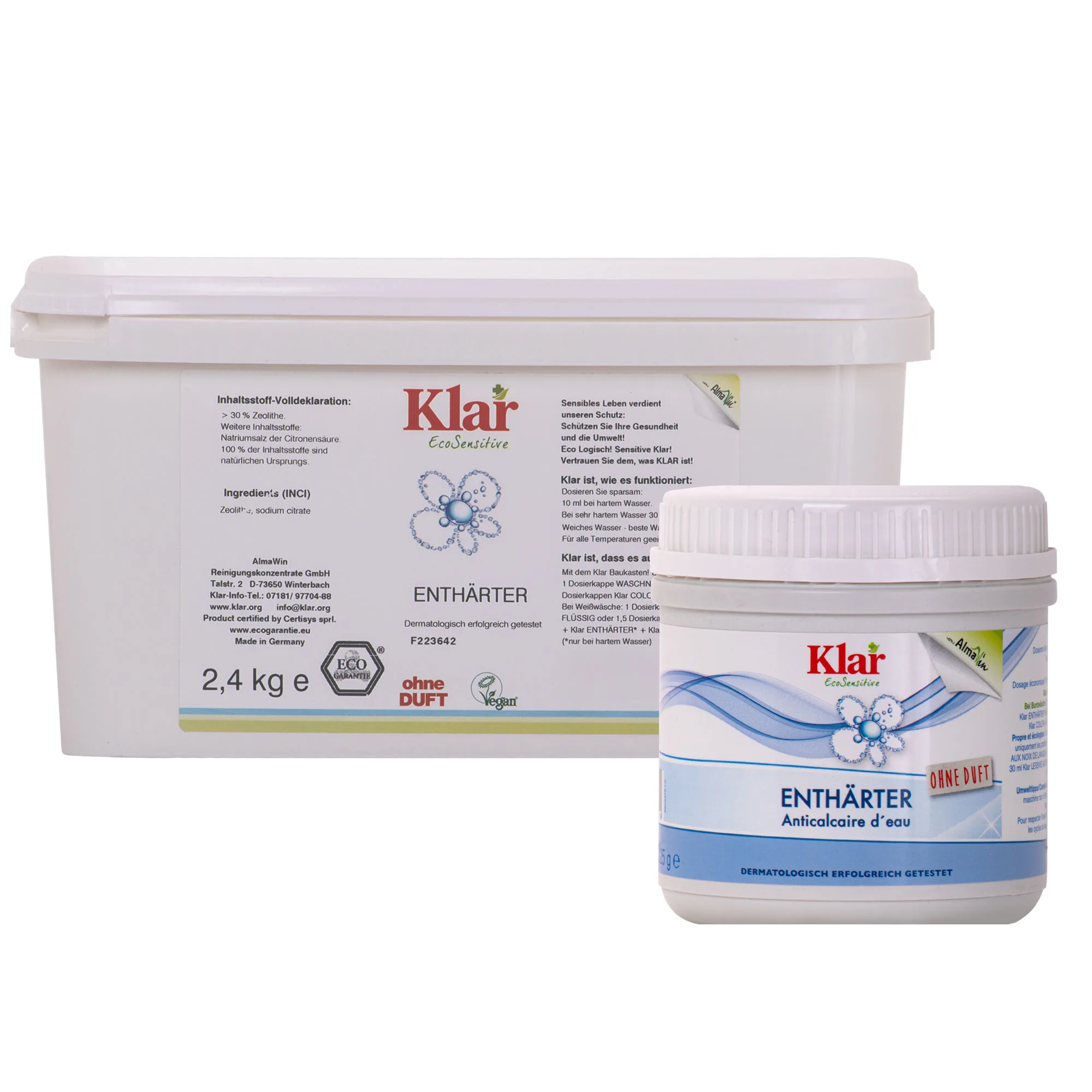 Uisce bog, Enthärter gan bholadh, Réitigh uisce crua