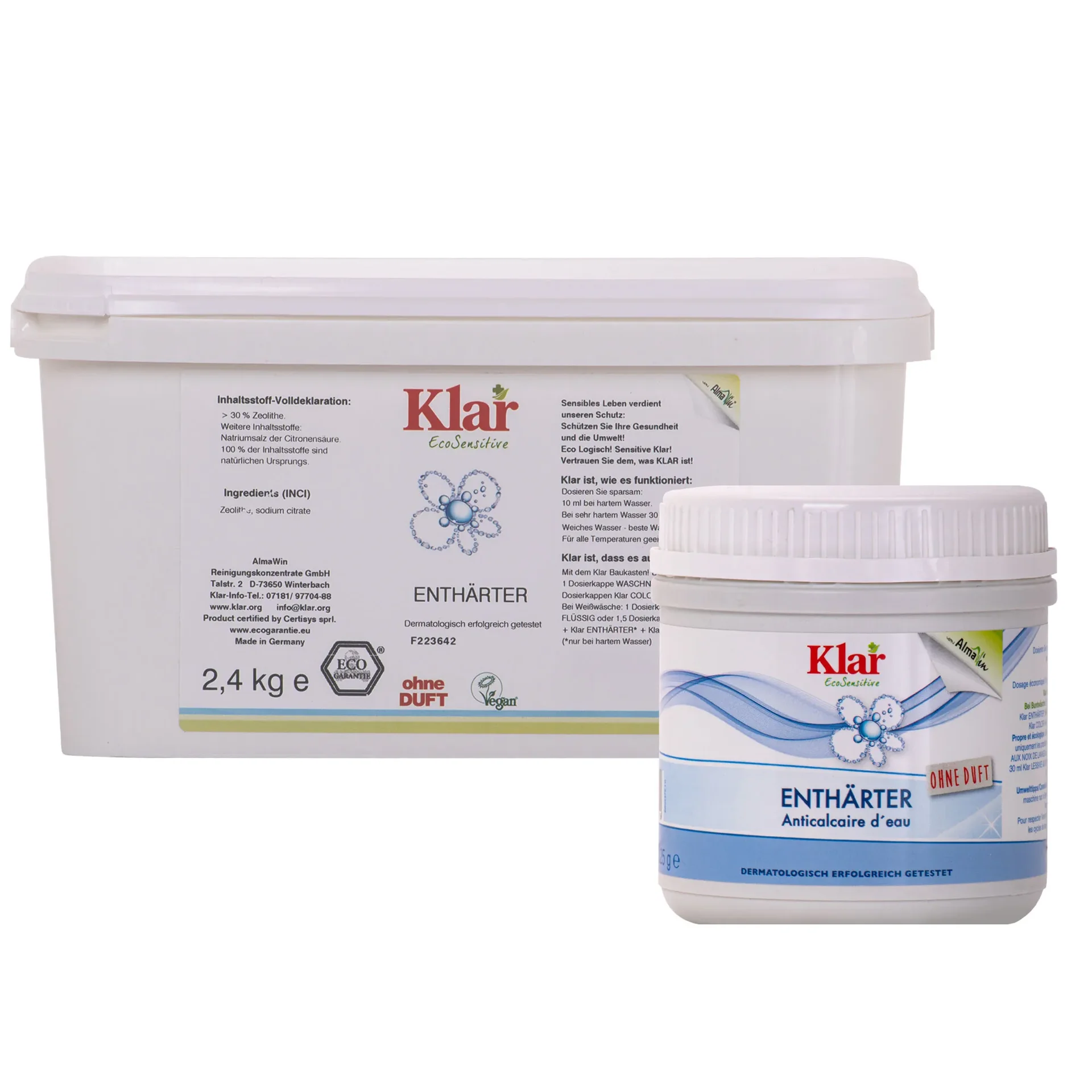 Uisce bog, Enthärter gan bholadh, Réitigh uisce crua