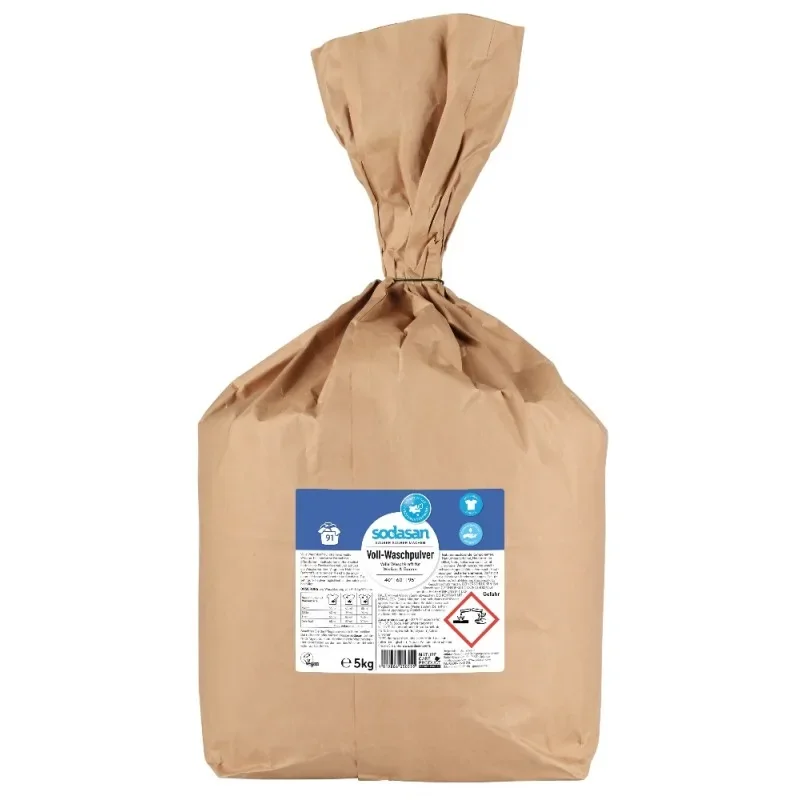 Glantóir níocháin, púdar níocháin 5kg, níochán bán agus dathanna