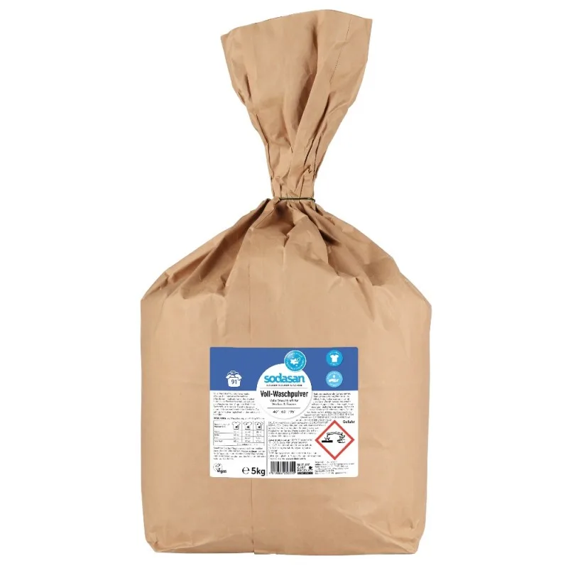 Glantóir níocháin, púdar níocháin 5kg, níochán bán agus dathanna