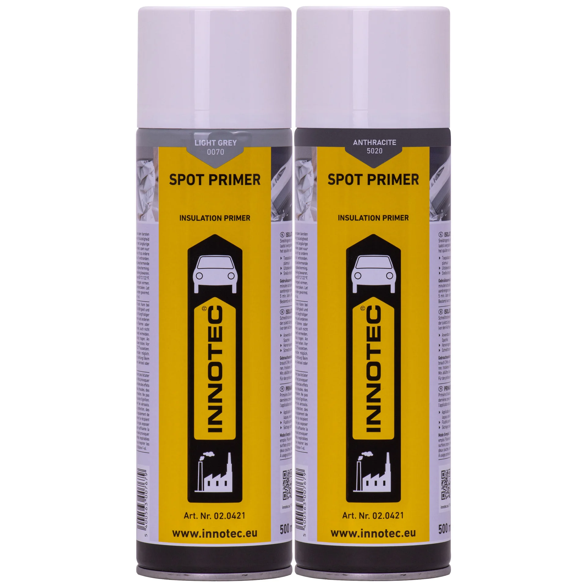 Primer spota 500 ml, Primer spota dathanna, Primer carranna, Primer spota gluaisteán