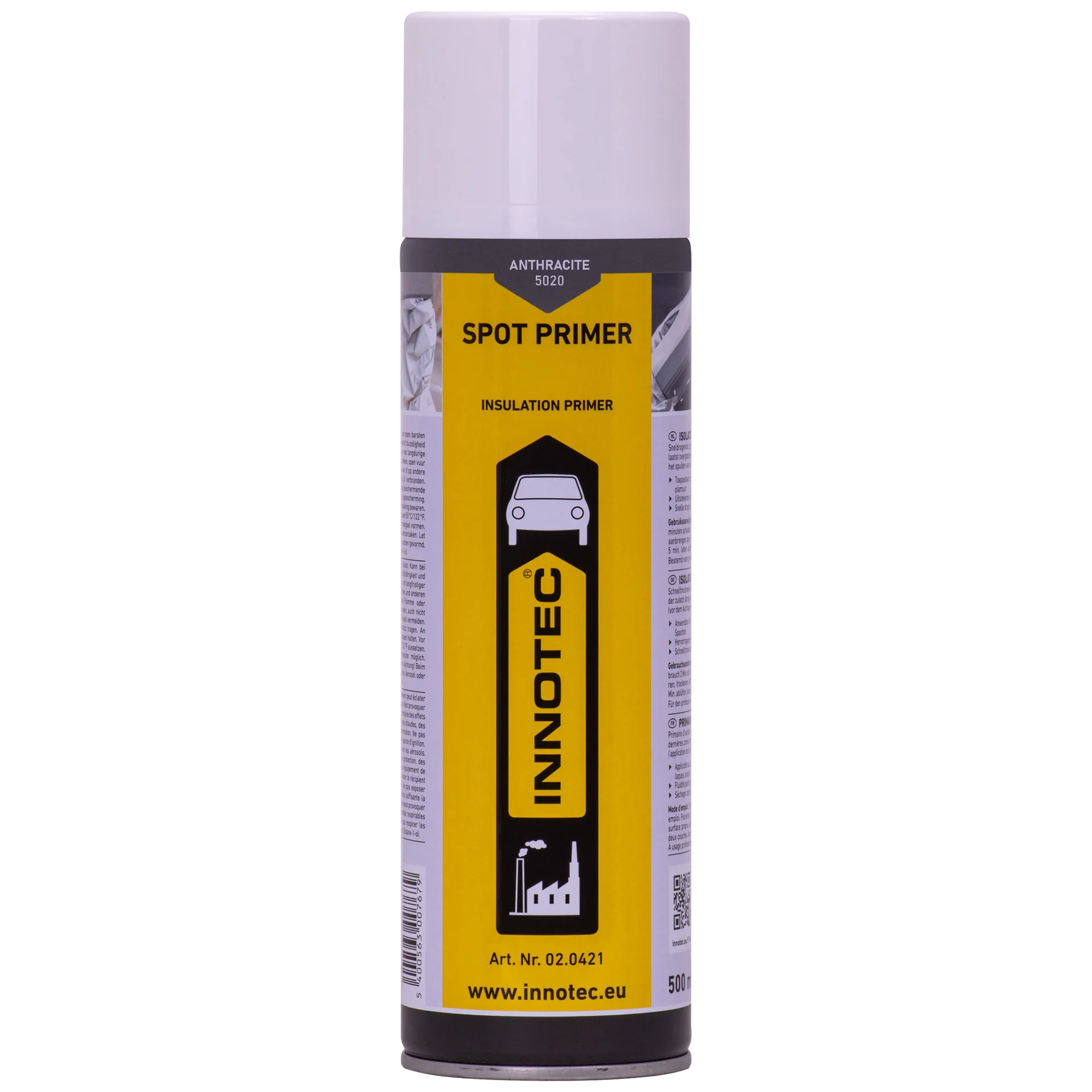 Primer spota 500ml, Primer inslithe, Primer liathdhorcha, Primer carranna, Primer uathoibríoch