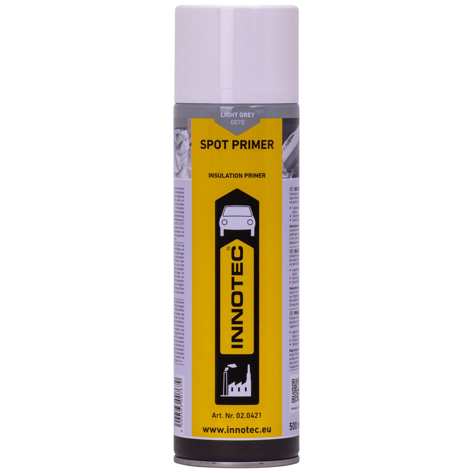 Primer spota 500ml, Primer liath éadrom, Primer inslithe, hellgrau