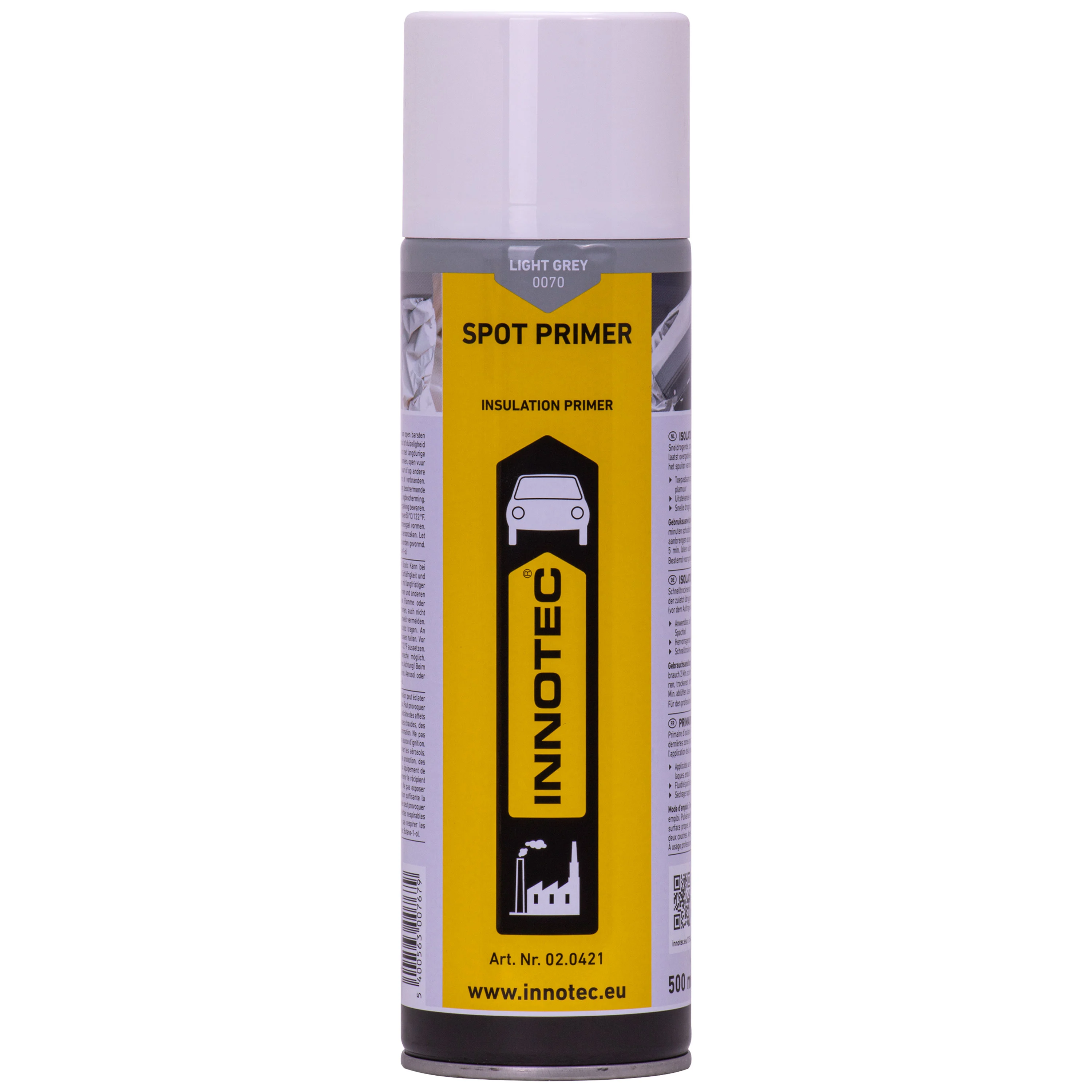 Primer spota 500ml, Primer liath éadrom, Primer inslithe, hellgrau