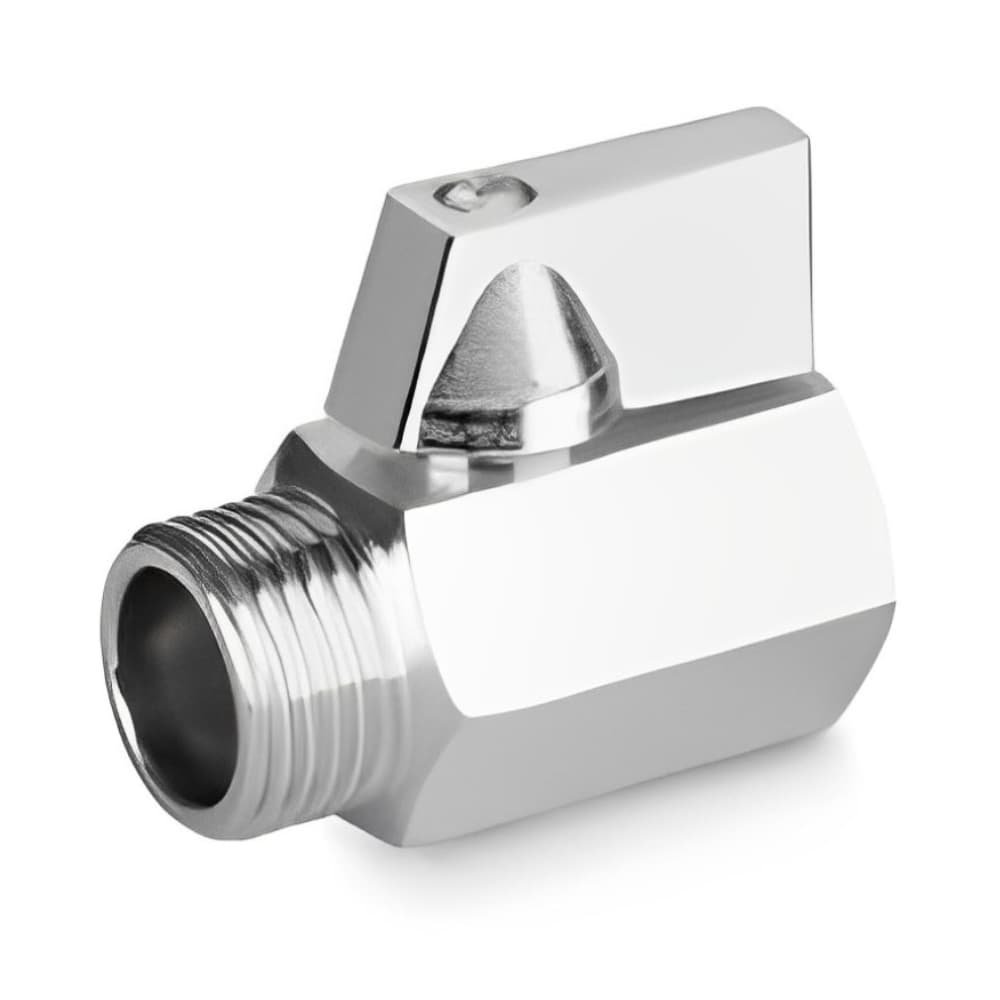 Comhla Liathróid Mini Práis Chrome 3/8 AG x IG