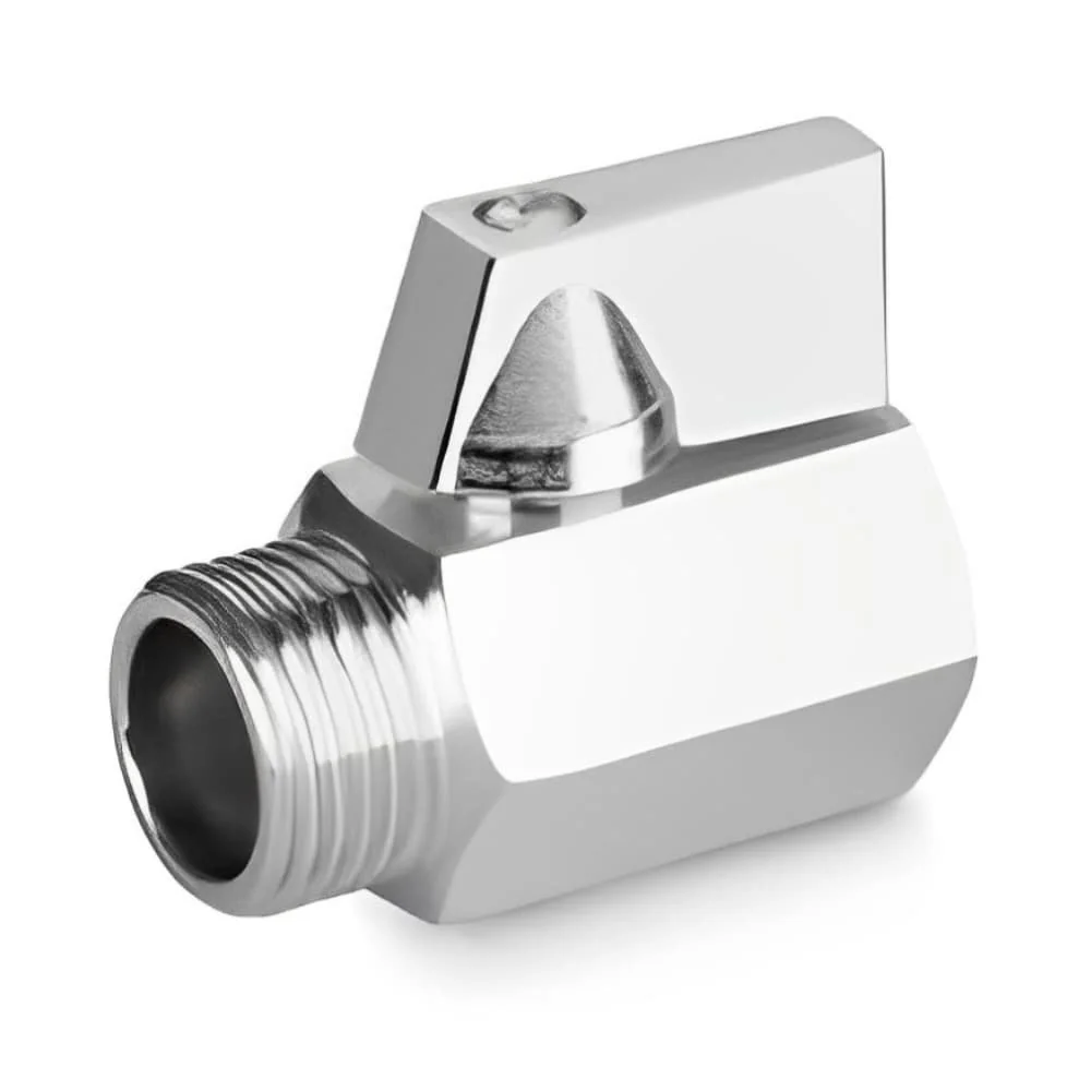 Comhla Liathróid Mini Práis Chrome 3/8 AG x IG