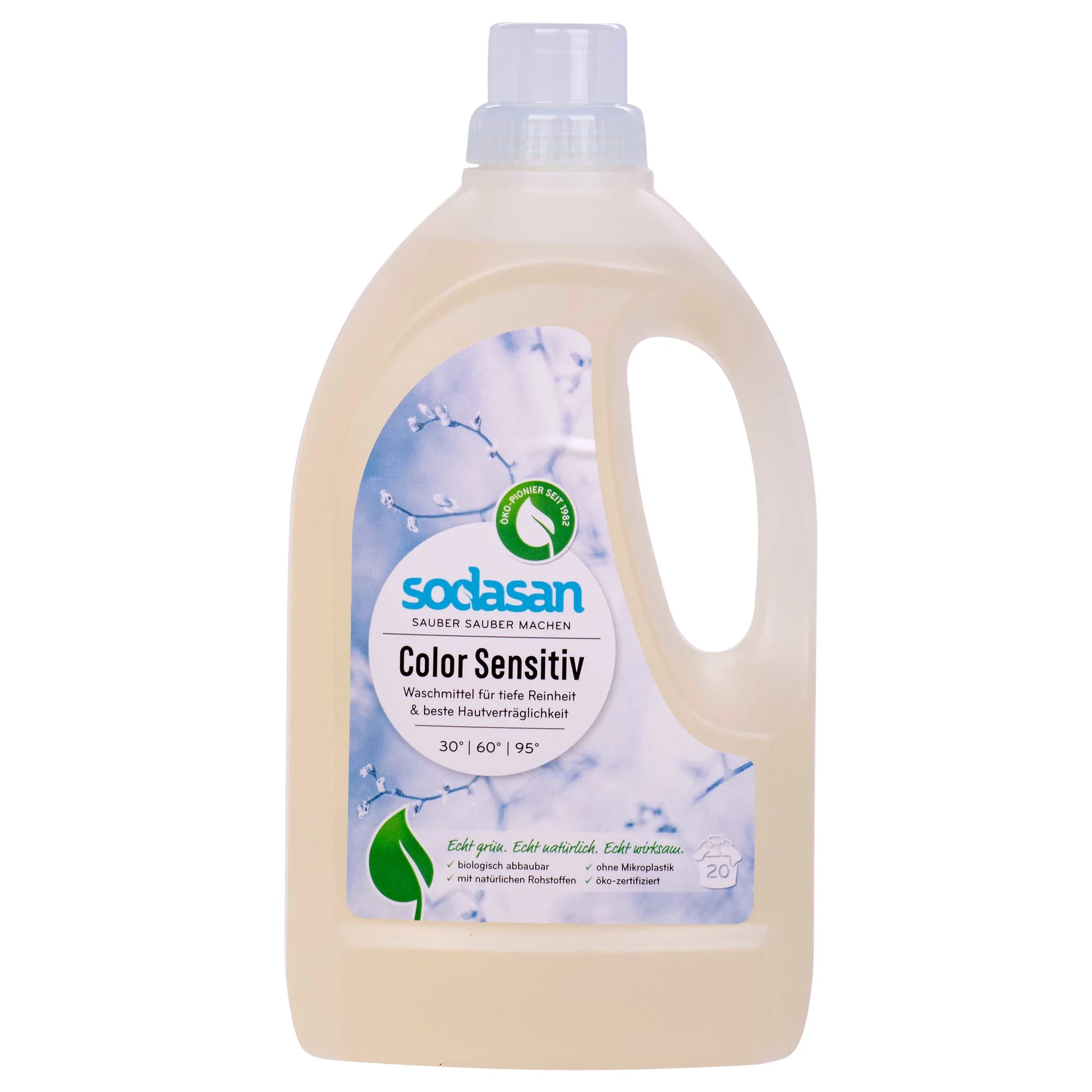 Glanadh dathanna íogair 1,5L, Leacht níocháin dathanna, Níochán dathanna íogair