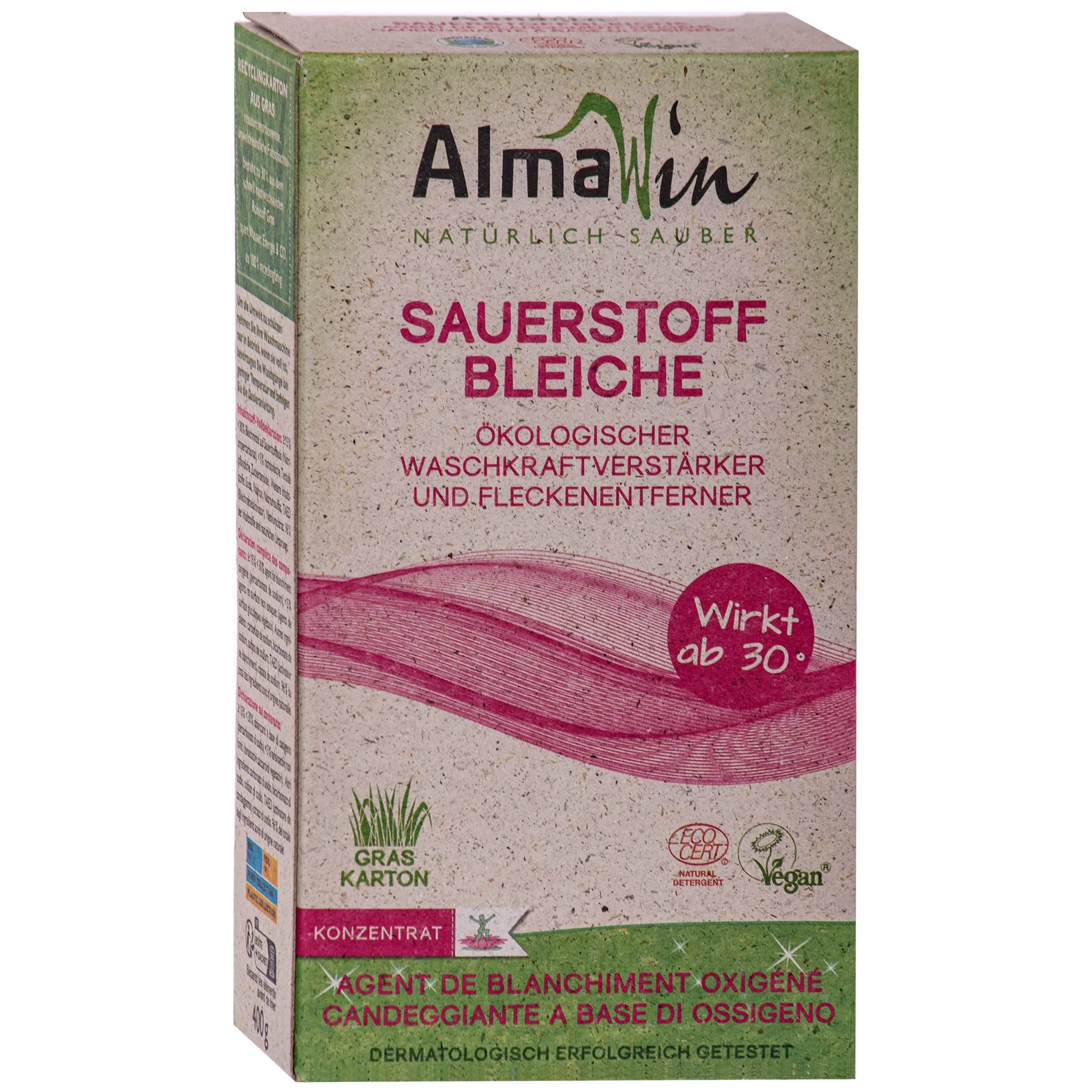 Bleach ocsaigine, 400g, Glanadh bán, éifeachtach ó 30°C