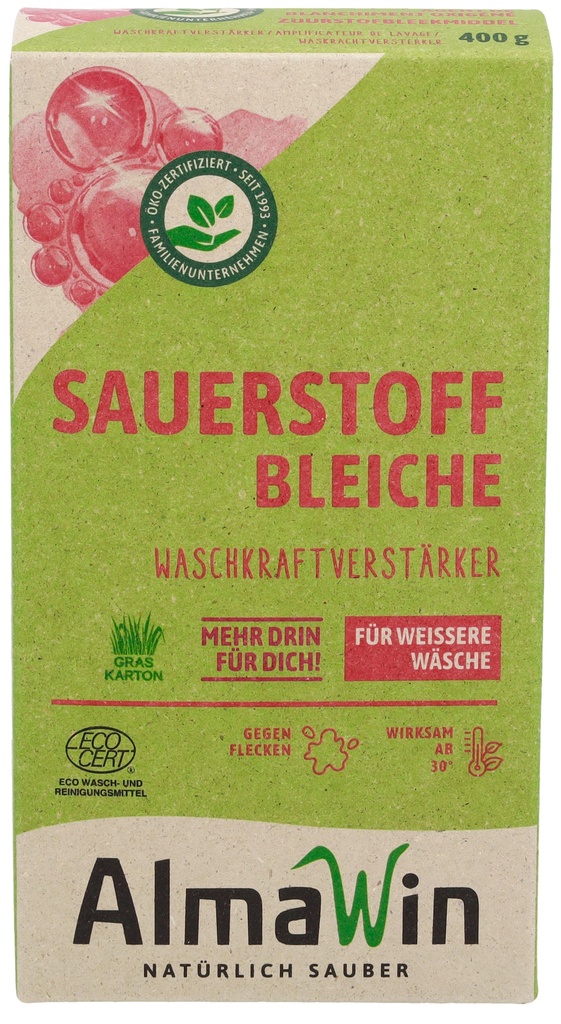 Bleach ocsaigine, 400g, Glanadh bán, éifeachtach ó 30°C